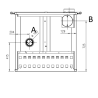 Wood burning stove La Nordica Rosa Sinistra Reverse 9kW natural stone