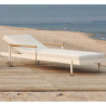 Loungue Sun Lounger Hamptons Ecru Aluminium Chair Vondom