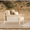 Hamptons Lounge Armchair Ecru Aluminium Vondom