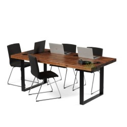Annette Premium Tavolo da pranzo in legno 1,9x0,96m colore noce