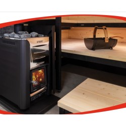 Estufa de leña Harvia M3 de hasta 13m3 para Sauna