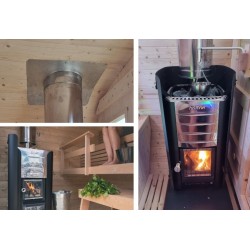 Harvia M3 Kaminofen bis 13m3 für Sauna