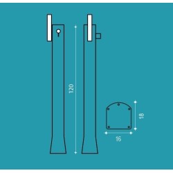 Solar Shower Jolly Go 20L Anthracite Formidra