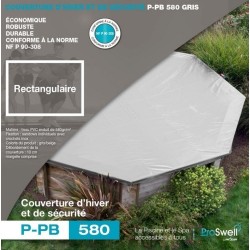 Couverture d’hiver 6x3 piscine bois rectangle BWT myPOOL