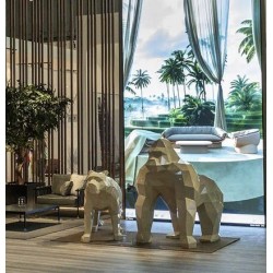 Gorilla Saru Origami Vondom Design Statue