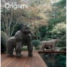 Gorilla Saru Origami Vondom Design Statue