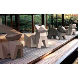 Projeto da estátua Fox Kitsune Origami Vondom