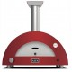 Moderno 1 Forno de Pizza Alfa Forni com Madeira Vermelha Antiga