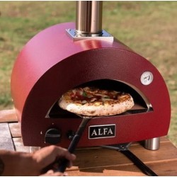 Four à Pizza Moderno 1 Alfa Forni à Bois Rouge Antique