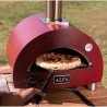 Four à Pizza Moderno 1 Alfa Forni à Bois Rouge Antique