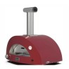 Moderno 1 Horno de Pizza Alfa Forni con Madera Roja Antigua