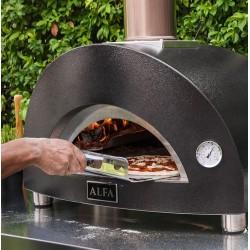 Moderno 1 Forno Pizza Alfa Forni a Legna Rossa Antica