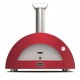 Moderno 3 Alfa Forni Horno de Pizza con Madera Roja Antigua