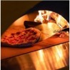 Four à Pizza Moderno 3 Alfa Forni à Bois Jaune Feu