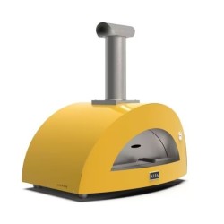 Four à Pizza Moderno 3 Alfa Forni à Bois Jaune Feu