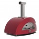 Forno per pizza Moderno 2 Alfa Forni in legno rosso antico