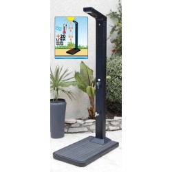 Solaris® 2-em-1 Ubbink Chuveiro Piso Antracite