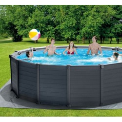 Piscina tubular Intex Graphite 4.78 x h1.24m