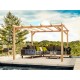 Linares wooden freestanding pergola 5x3m 15m2