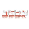 Sevilla 7x4m 28m2 Wandpergola aus Rohholz