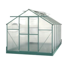 Serre Jardin Aluminium Habrita 10.60m2