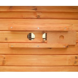 Wooden Garden Chicken Coop 3-4 Habrita Hens 1.50m2