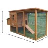 Wooden Garden Chicken Coop 3-4 Habrita Hens 1.50m2