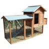 Pollaio da Giardino in Legno 5-8 Galline Habrita 2.13m2 Due Corpi