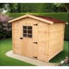 Alpina Casetta da Giardino in Legno Massello Habrita 4 m2 Tronco 20mm