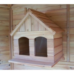 Volière de Jardin en bois Habrita 4.5m2 grande taille