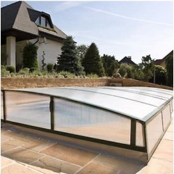 Imperial 12.78X6 Abrilios Copertura telescopica per piscina di media altezza