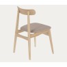 Lot de 4 Chaises en bois massif naturel et piètements bois May VeryForma