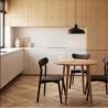Tavolo Rotondo Allungabile 90 a 170x90 legno rovere Quio VeryForma