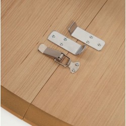 Ausziehbarer runder Tisch 90 bis 170x90 Holz Eiche Quio VeryForma