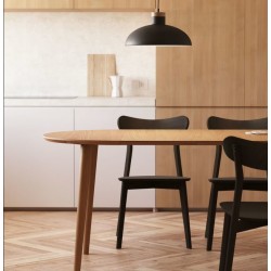 Tavolo Rotondo Allungabile 90 a 170x90 legno rovere Quio VeryForma