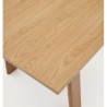 Extendable Rectangle Table 200 to 250x95 Lena VeryForma Natural Wood