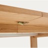 Extendable Rectangle Table 200 to 250x95 Lena VeryForma Natural Wood