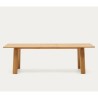 Extendable Rectangle Table 200 to 250x95 Lena VeryForma Natural Wood
