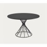 Round Table 120 Black MDF Inu VeryForma