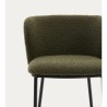 ot de 4 Banquetas de Metal Preto e Preto Chá VeryForma