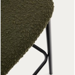ot de 4 Taburetes Negros y Negros Metal Top Tea VeryForma