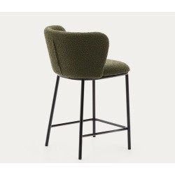 ot de 4 Taburetes Negros y Negros Metal Top Tea VeryForma