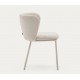 Set of 2 Elia VeryForma Beige Fabric and Metal Chairs