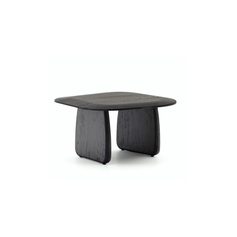 VeryForma Pita Couchtisch aus Eichenholz mit schwarzem Finish