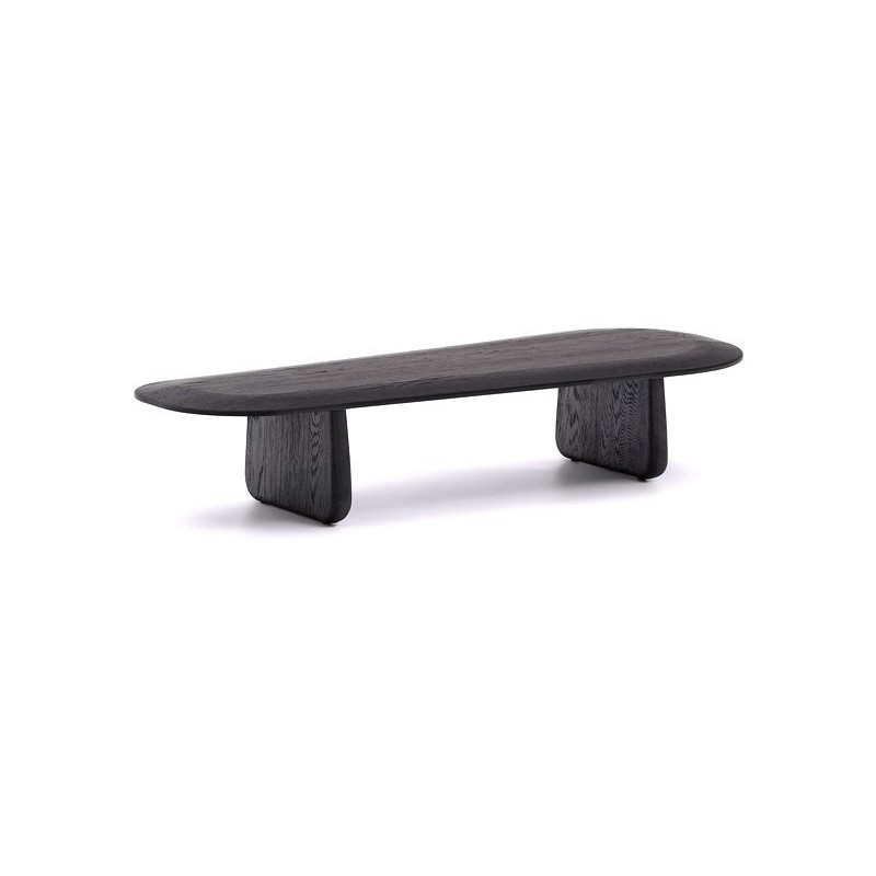 Mesa de Café em Madeira de Carvalho Preto Lounge Pita VeryForma Mesa de Café em Madeira de Carvalho Preto Lounge Pita VeryForma