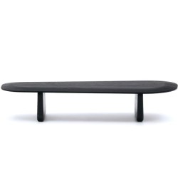 Mesa de Café em Madeira de Carvalho Preto Lounge Pita VeryForma
