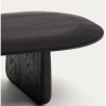 Mesa de centro de madera de roble negro Lounge Pita VeryForma