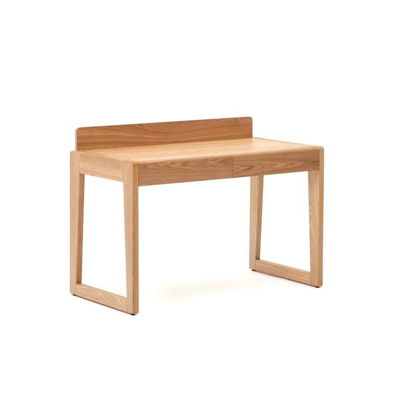 Table de Bureau bois de frêne et rotin 120x60 Andu VeryForma Table de Bureau bois de frêne et rotin 120x60 Andu VeryForma