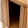 Natural Wood Bedside Table 50x55 Leni VeryForma