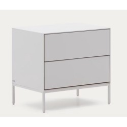 Natural Wood Bedside Table 50x55 Leni VeryForma